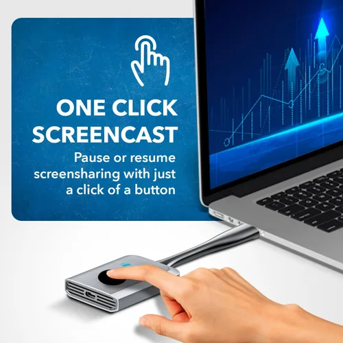 Miniatura 8 de OREI Kit de dongle transmisor y receptor HDMI inalámbrico 1x1 1080P de hasta 100 pies, perfecto para transmisión desde laptop, PC, presentación