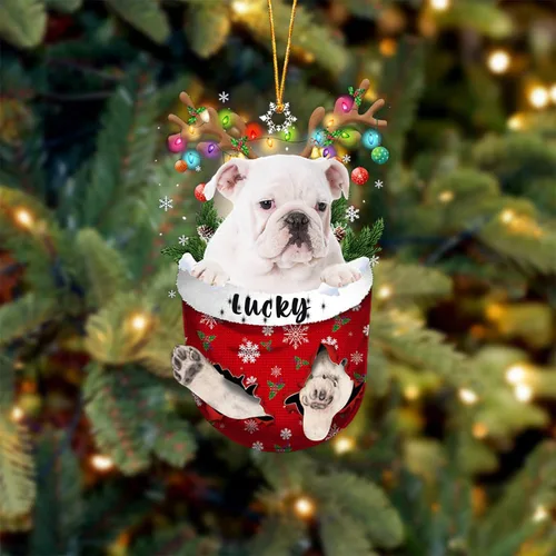 Miniatura 87 de Adorno de Navidad personalizado para perro Airedale Terrier en bolsillo de nieve, adorno para árbol de Navidad, idea de regalo para amantes