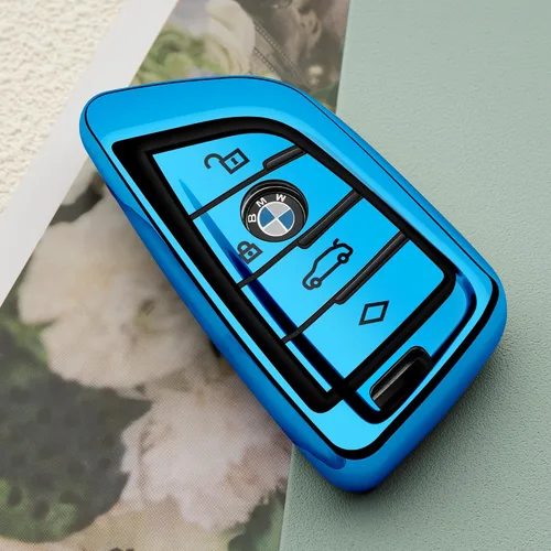 Miniatura 5 de Compatible con BMW Funda para Llavero de Coche 230i 330i 430i 440i 530e 530i 540i 740i 745e 750i 840i M2 M235i M240i M3 M340i M4 X1 X2 X3 X4 X5 X6