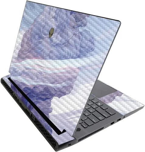 Miniatura 563 de MightySkins - Skin brillante con purpurina para Alienware M17 R3 (2020) y M17 R4 (2021) - Diversión de los años 90 Acabado duradero con purpurina