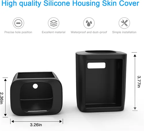 Miniatura 6 de Funda de silicona para cámara eufy Security SoloCam S220 (negro, 1 unidad)