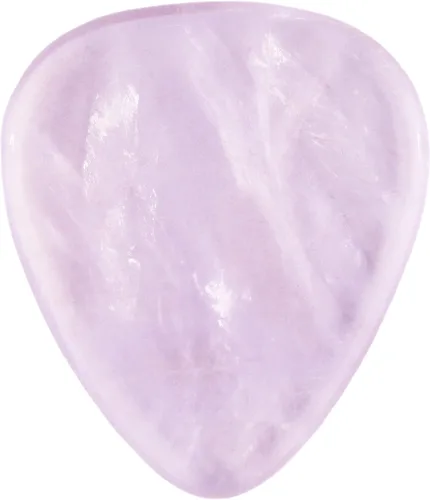 Miniatura 35 de Púa de guitarra o bajo de Obsidiana de Caoba en vidrio volcánico - 3.0 mm de calibre ultra pesado - Forma 351 - Púa exótica artesanal de gema