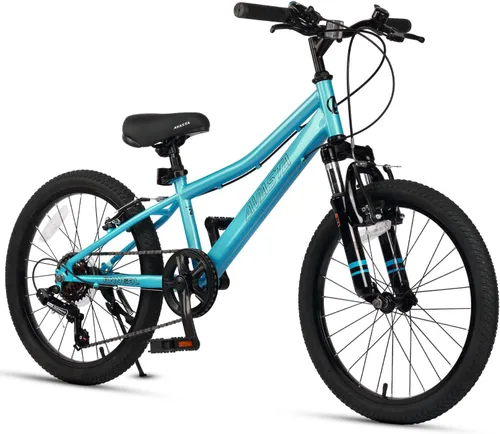 Miniatura 9 de AVASTA Govet Bicicleta de Montaña de 20'' para Niños de 6-12 Años para Niños y Niñas con Horquilla de Suspensión, Transmisión de 6 Velocidades