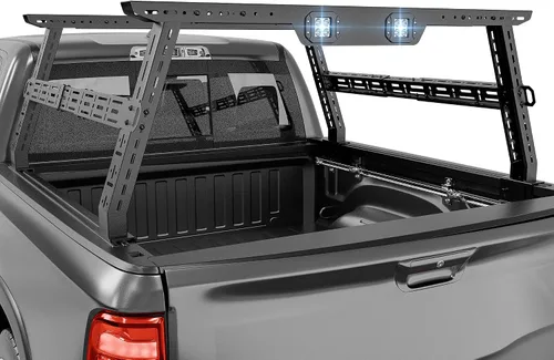 Miniatura 12 de YZONA Bastidores ajustables de 14.6 a 17.4 pulgadas de altura para caja de camioneta con 2 luces LED compatibles con Tacoma/Tundra/Silverado