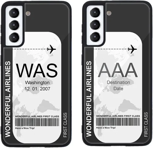 Miniatura 24 de Funda de teléfono personalizada para Samsung Galaxy S22+ / S22 Plus 5G, funda de TPU suave de vidrio templado antiarañazos personalizada con foto