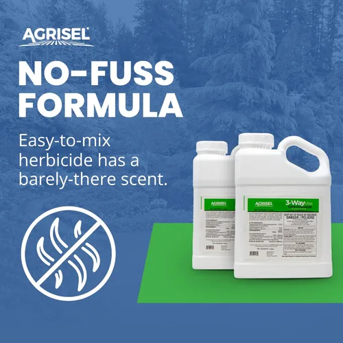Miniatura 4 de Agrisel 3 Way Max herbicida elimina más de 50 malas hierbas, seguro en hierba, espray de malezas, seguro para mascotas, bajo olor, fácil de mezclar
