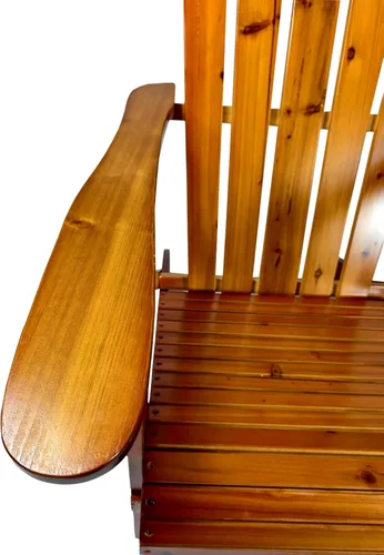 Miniatura 9 de Folding Adirondack Chair – Outdoor Chairs for Patio, Garden, Fire Pit 250 LBS Capacity, Solid Hardwood, Wide Armrests