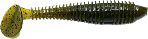 Miniatura 37 de Phat Pak Baits - Phat Swimmer Keitech Style Paddletail Swimbait 3.8" 20ct acanalado perfumado suave plástico Bass pesca señuelo Paquete de variedades