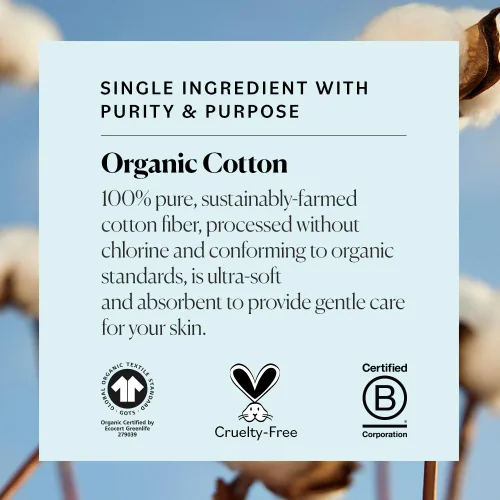 Miniatura 5 de Sky Organics - Hisopos de algodón orgánico para bebés, 60 unidades - Consejos ultra suaves seguros para bebés - Fuerte y duradero - Hipoalergénico
