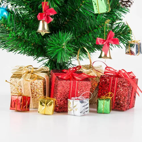 Miniatura 3 de Cordón elástico metálico para colgar adornos, decoración, envoltura de regalos, 0.039 in, 65 yardas (plateado)