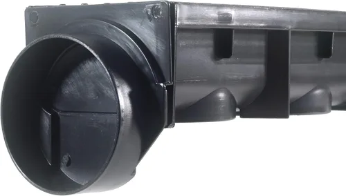 Miniatura 4 de URA WATER - Conector de cuatro vías para desagüe de plástico negro Serie UA-100