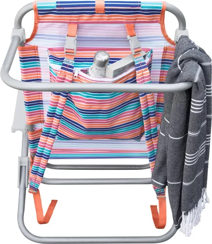 Miniatura 7 de Hurley - Silla de playa de lujo estilo mochila, tamaño único, sorbete