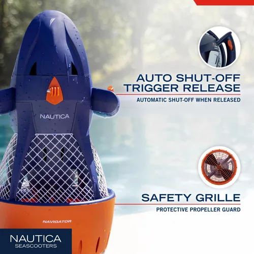 Miniatura 5 de Nautica Navigator and Skipper Underwater Seascooters, Designed for Younger Recreational Divers and Snorkelers