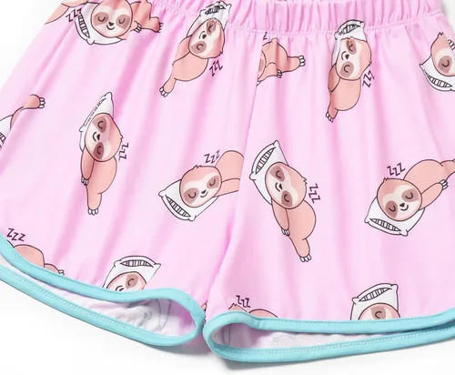 Miniatura 5 de CHILDRENSTAR Pijamas de verano a juego para niñas y muñecas, conjunto de pijamas de manga corta