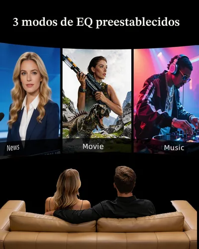 Miniatura 6 de Barra de sonido para Smart TV, Barra de sonido, Barra de sonido Bluetooth, con Óptico/AUX/HD ARC, Altavoces de Sonido Envolvente, Sistema de Sonido