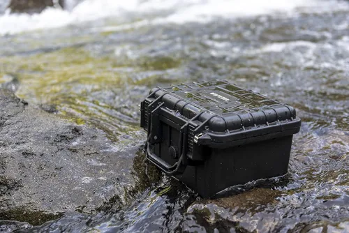 Miniatura 5 de MEIJIA Funda protectora impermeable IP67 portátil para todo tipo de clima, funda rígida, funda para cámara con espuma personalizable, para uso