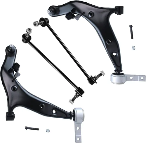Miniatura 185 de Detroit Axle - Kit de 4 brazos de control delanteros para Ford Mustang 05-10, 2 brazos de control inferiores, 2 puntales 2005 2006 2007 2008 2009