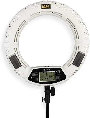 Anillo de luz LED de 18 pulgadas, 96 W, 480 SMD, estudio fotográfico, video, retrato, película, selfie, fotografía de YouTube, iluminación continua