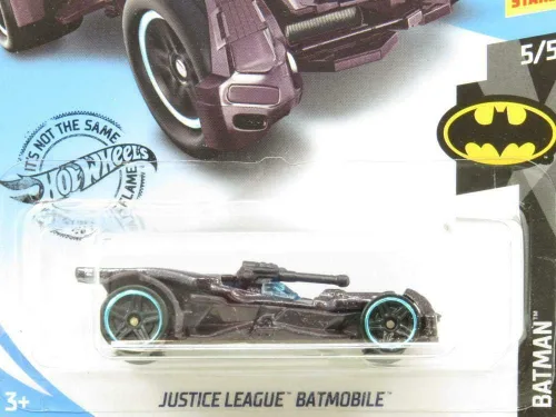 Miniatura 2 de Hot Wheels Batman Justice League Batmobile 2019, 66/250, negro