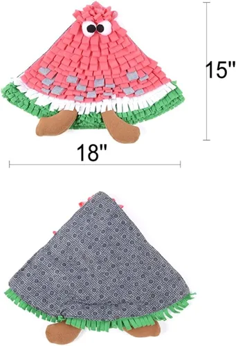 Miniatura 3 de Vedem Alfombrilla de olfato para animales pequeños, alfombrillas de forrajeo, juguete de alimentación interactivo, conejo, cobaya, rata, hámster