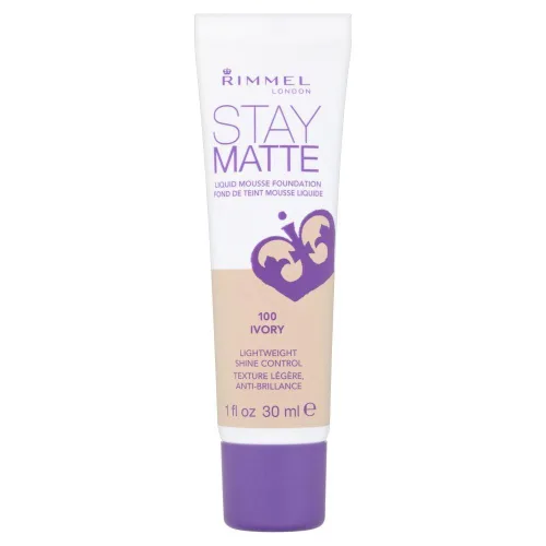 Miniatura 17 de Rimmel London Stay Matte Liquid Mousse - 305 Buff - Base, ligera, control del brillo, sin aceite, 1 oz