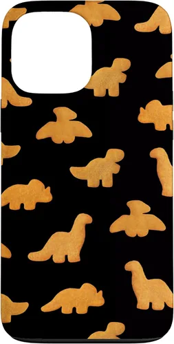 Miniatura 24 de Patrón de pepitas de pollo para iPhone XR Dinos Estuche negro realista divertido Dino