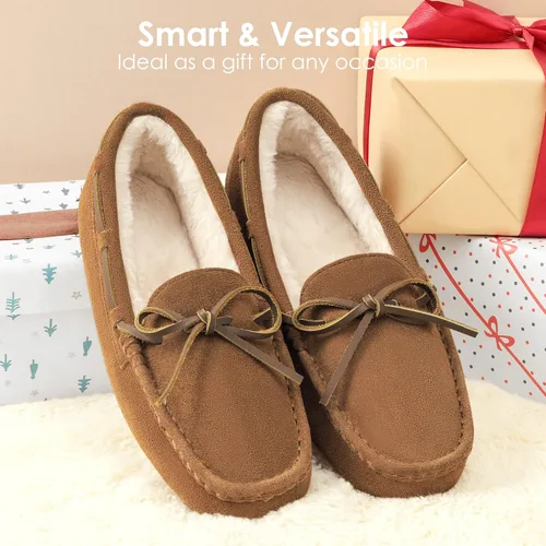 Miniatura 4 de Pantuflas Dream Pairs planos, de piel sintética, para mujer