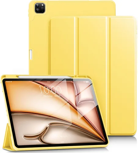 Miniatura 15 de DTTO Funda para iPad Air de 13 pulgadas M3/M2 2025/2024, iPad Pro de 12.9 pulgadas (6ª/5ª/4ª/3ª generación), funda suave con soporte triple delgado
