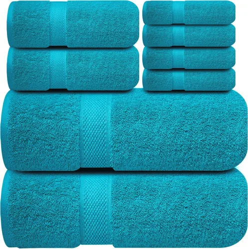 Miniatura 40 de Infinitee Xclusives Toallas de lujo para la ducha [13 x 13] – 100% algodón [paquete de 12], toallas faciales suaves y absorbentes para baño, Gris