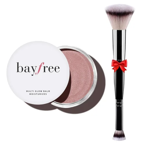 Miniatura 18 de bayfree Bálsamo Multi Glow, Rubor en Crema para Mejillas, Bálsamo de Rubor para Maquillaje Facial, Acabado Radiante, Hidratante, Cremoso, Ligero