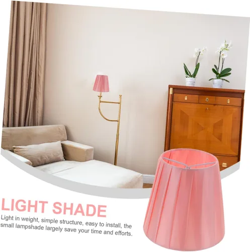 Miniatura 8 de SHERCHPRY 2 piezas de clip para lámpara de repuesto de tela plisada para lámparas de piso de mesa y mesita de noche, accesorio decorativo fácil