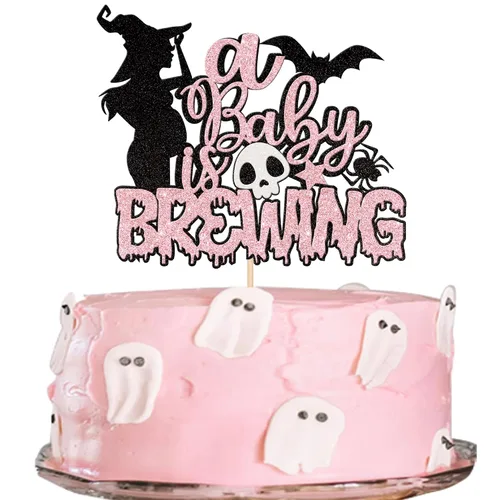 Miniatura 31 de 30 piezas de adornos para cupcakes con purpurina – Púas de cupcakes de Halloween para niños, cumpleaños, festival, fiesta, decoración de pasteles