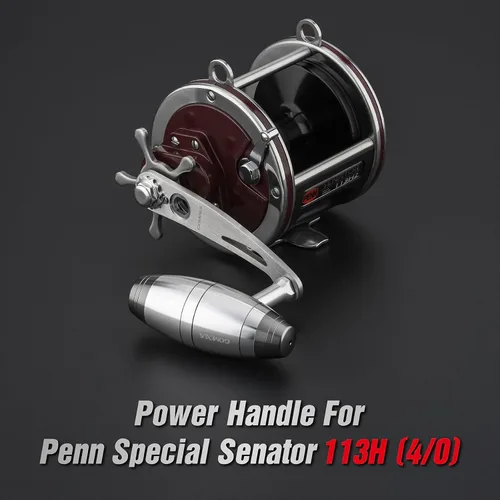 Miniatura 2 de GOMEXUS Power Handle for Penn Special Senator 112H 113H 114H Fishing Reel Crank