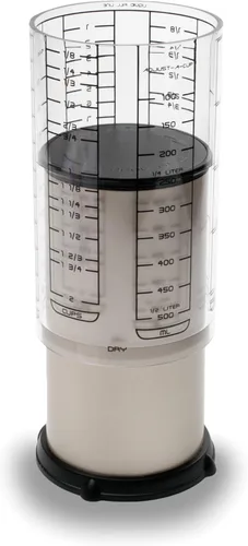 Miniatura 8 de KitchenArt Professional Series 2 Cup Adjust-A-Cup, Champagne Satin, Adjustable, 1/8 to 2-Cup Satén