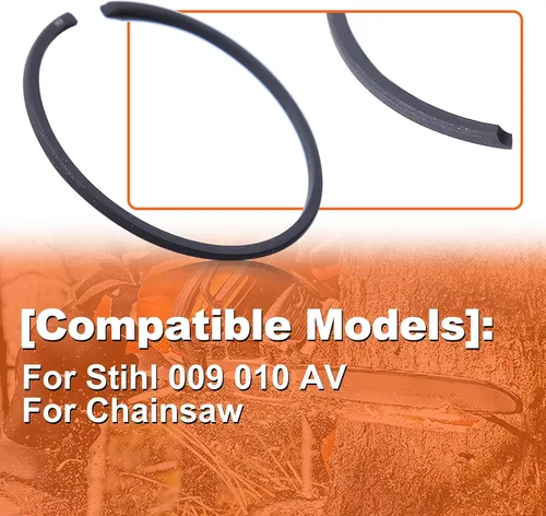 Miniatura 4 de Kit de anillo de pistón de 4 piezas de 1.417 in x 0.059 in para piezas de motosierra Stihl 009 010 011, 1120 034 3000, 11200343000