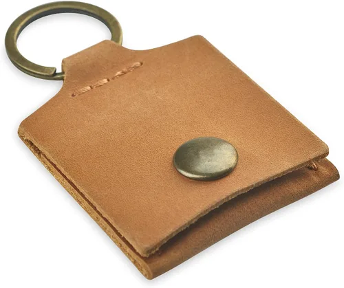 Miniatura 16 de Soporte de cuero para llavero, funda de viaje para anillo de boda, soporte para anillo de compromiso, bolsa para anillos, soporte para anillos