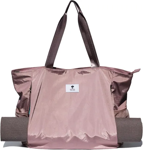 Bolsa para esterilla de yoga ESVAN, bolsa de mano para yoga, bandolera para esterilla de yoga, bolsa de transporte para oficina, yoga, pilates, B