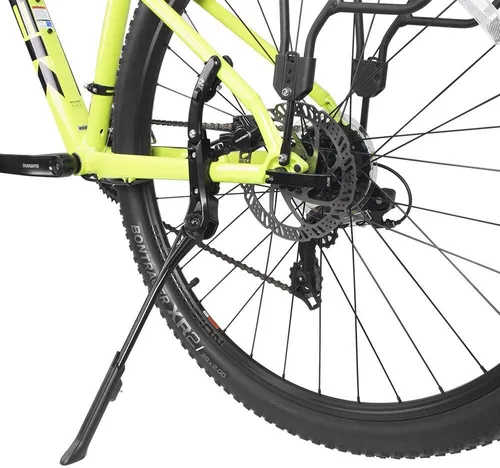 Soporte de patada para bicicleta BV - Soporte lateral trasero de aleación de aluminio ligero para bicicletas de 24-28" - Instalación sin