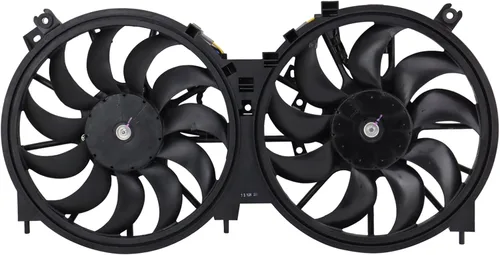 Miniatura 160 de TRQ Conjunto de ventilador de refrigeración dual del radiador compatible con Toyota Highlander 2008-2013 TO3115155