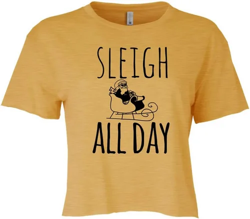 Miniatura 22 de Women's Screen Printed Crop Tee, Shirts With Sayings
