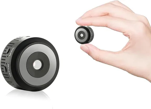 Cámara inalámbrica mini de 1080P HD - Vida de batería extendida, cámara de seguridad para el hogar con detección de ojo humano AI, visión nocturna