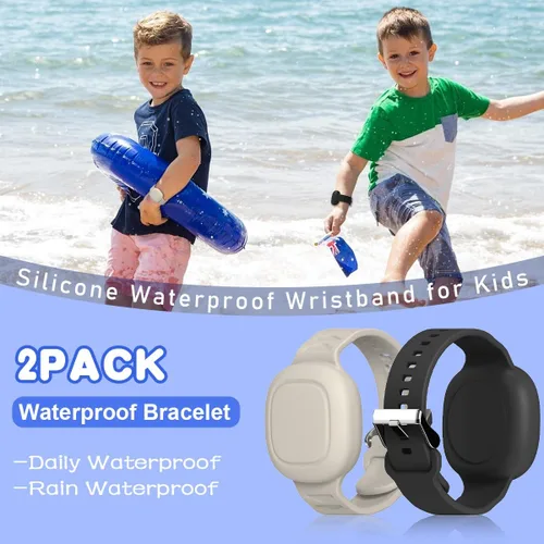 Miniatura 3 de Paquete de 2 soportes de pulsera Tile Mate - Funda de silicona suave impermeable para niños/adolescentes/ancianos