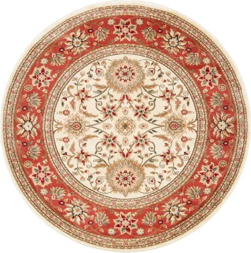 Miniatura 71 de SAFAVIEH Lyndhurst Collection - Alfombra de área de 9 x 12 pies, color marfil y rojo, diseño oriental tradicional, no desprende pelusa y de fácil