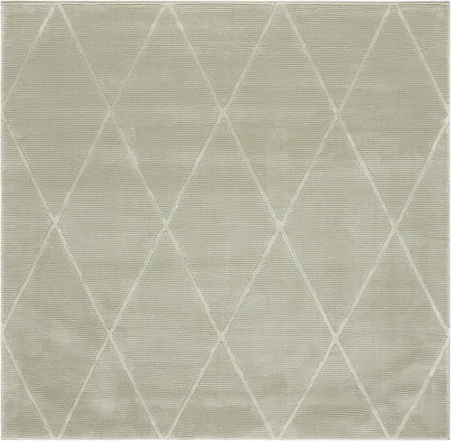 Miniatura 36 de SAFAVIEH Alfombra de área de 8 x 10 pies – Colección Revive – Grande – Gris, patrón de enrejado, no desprende pelusa y fácil limpieza, ideal