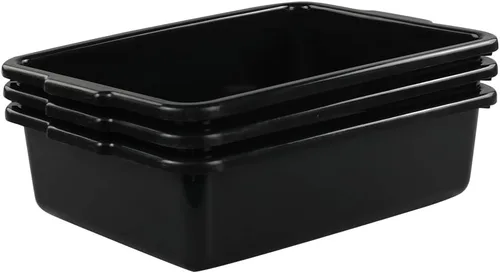 Miniatura 9 de Caja de autobús de plástico comercial, tina de autobús, juego de 3
