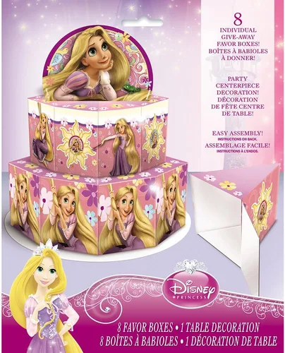 Miniatura 2 de Unique Decoración de centro de mesa de recuerdos enredados de Disney para 8