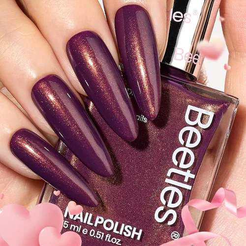 Miniatura 8 de Beetles Pearl - Esmalte de uñas natural iluminador, corrector de uñas de secado rápido, fortalecedor de uñas y tratamiento de crecimiento para uñas