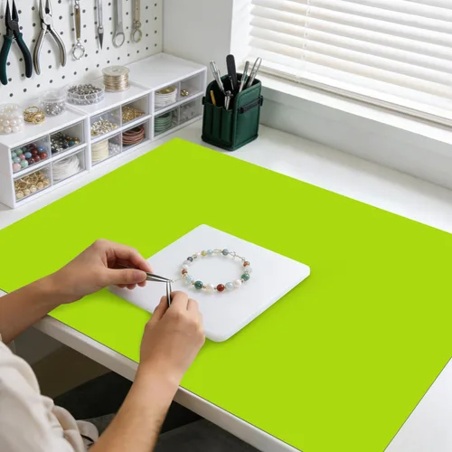 Miniatura 10 de Tapete de silicona extra grande para encimera de cocina, 36 x 24 pulgadas, tapete de silicona para mesa de resina, tapete resistente al calor