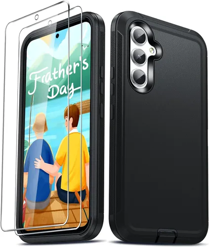 Miniatura 20 de LeYi Funda compatible con Samsumg Galaxy A05 4G: Galaxy A05 4G con resistente a los golpes, 3 en 1 de cuerpo completo, protección resistente