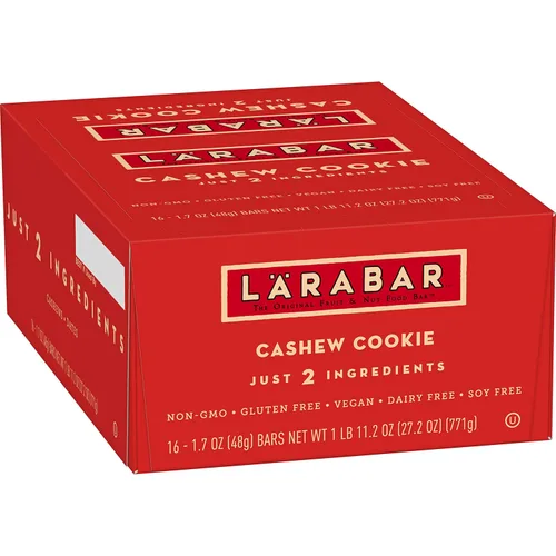 Miniatura 18 de Larabar, pastel de nueces en barra, 1.6 onzas